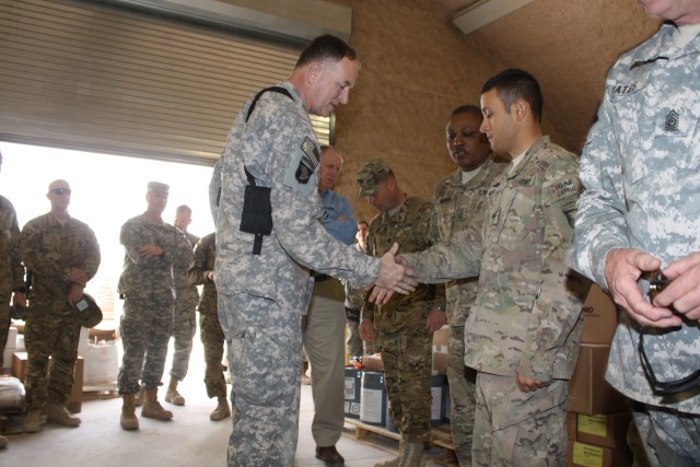 AMCOM commander visits Afghanistan