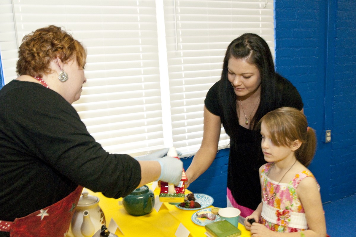 Fort Bragg mothers, daughters, grandmothers enjoy tea at