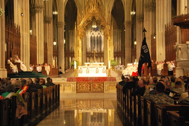 St. Patrick&#039;s Day Mass Honors NY National Guard unit