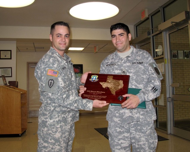 Sgt. 1st Class Houfek &amp; Staff Sgt. Menchaca