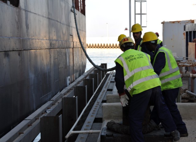 MV Virginian helps with Responsible Drawdown of Iraq