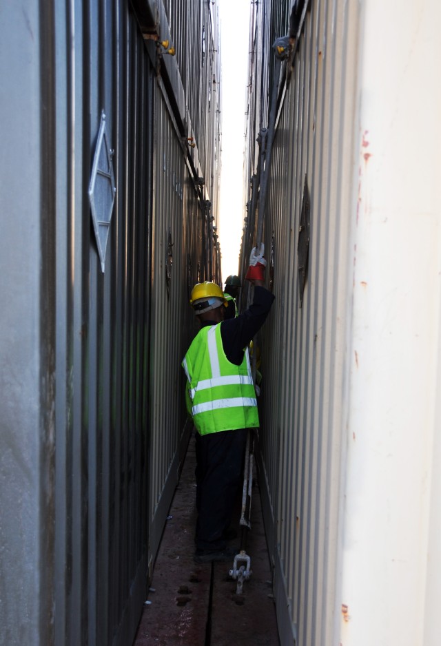 MV Virginian helps with Responsible Drawdown of Iraq