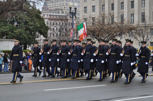 Old Guard in DC&#039;s St. Patrick&#039;s Day Parade