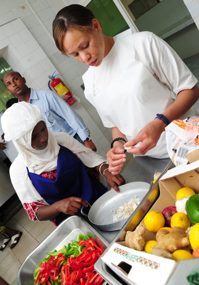 Culinary exchange in Arta, Djibouti