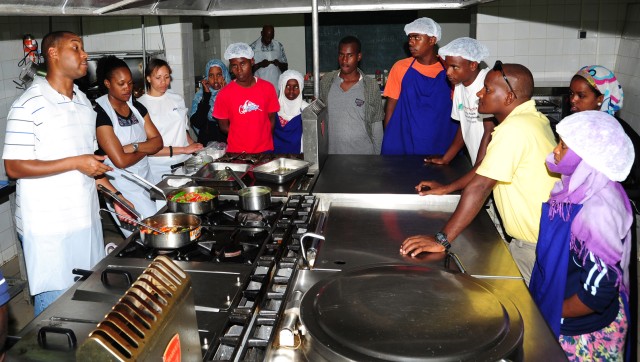 Culinary exchange in Arta, Djibouti