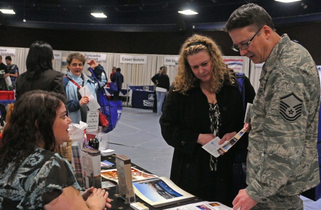 Travel fair offers deals to military members