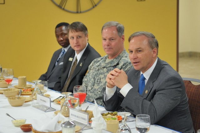 Congressman Forbes visit
