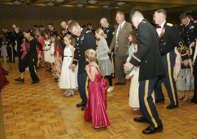 Daughters dance with their heroes