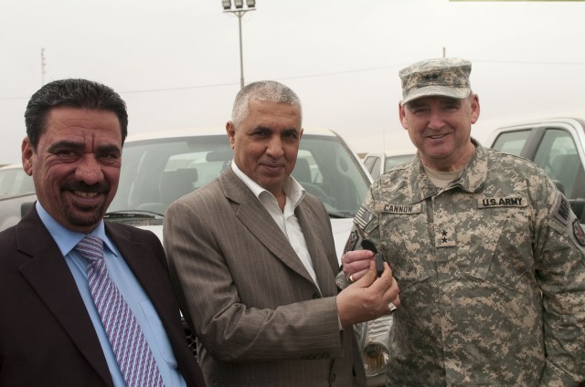 USF-I Provost Marshal Office turns over vehicles to Iraqi Corrections Service