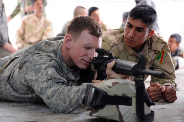 Training Iraqi marksmen