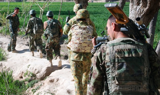 Afghans lead Aussies on 14-hour patrol through Taliban hotspot