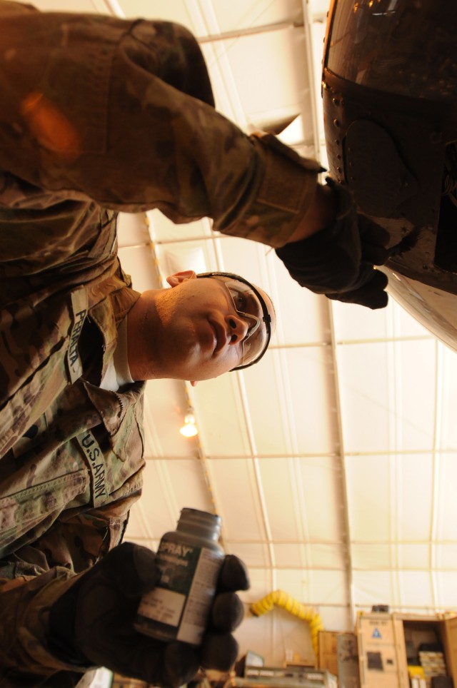 Airframe shop: Working hard to help bring troops home