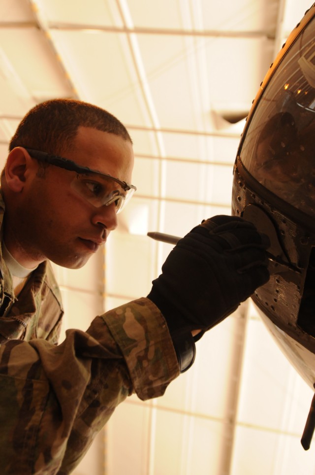 Airframe shop: Working hard to help bring troops home