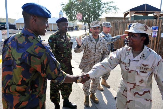 Sharing NCO skills with Kenyan Defense Force