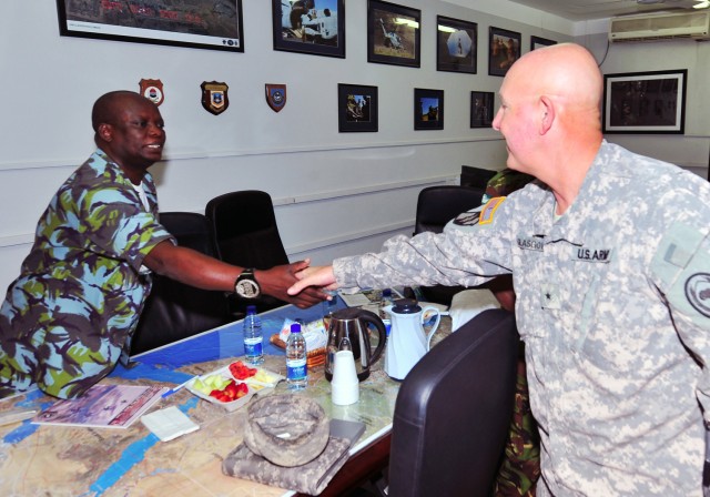 Sharing NCO skills with Kenyan Defense Force