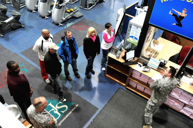 U.S. Army Garrrison Grafenwoehr Rose Barracks Fitness Center Employees receive workplace violence training