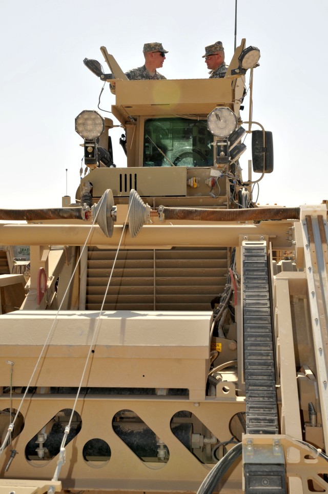 National Guard Leagers visit the 863rd EN BN