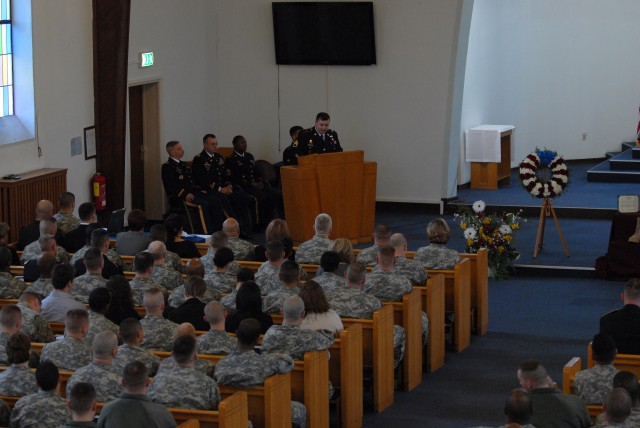 16th Sust. Bde. bids farewell to fallen hero