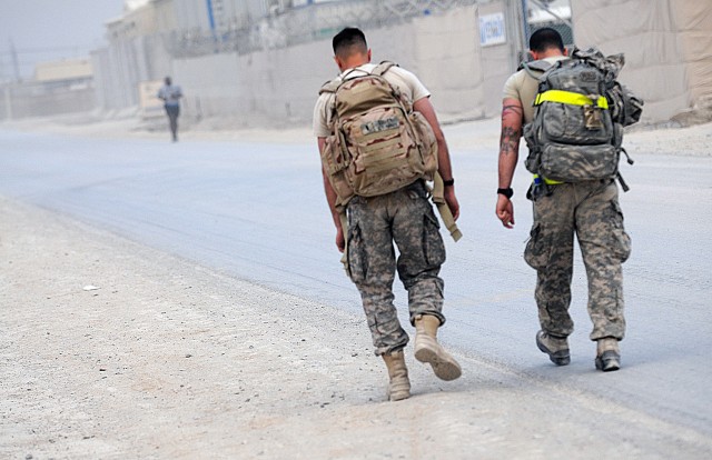 Nevada National Guardsman organizes Bataan Memorial Death March at KAF