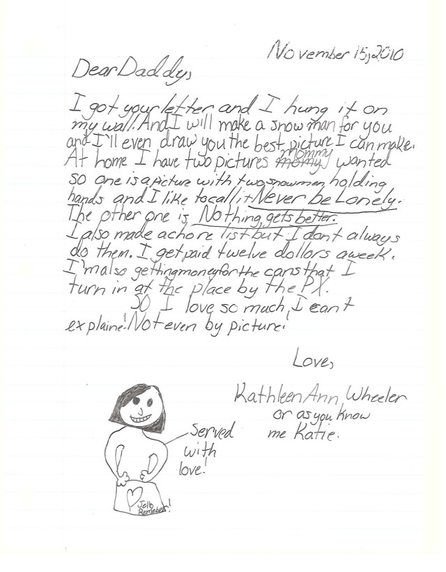Writing you a letter