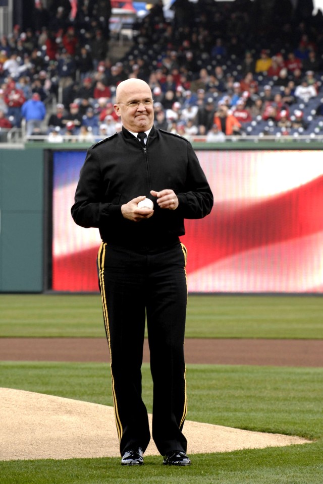 Washington Nationals Hosts Military During 2011 Season Opener