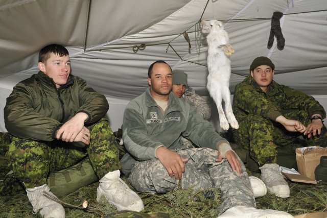 New York Guard Soldiers Learn Winter Survival Skills in Canada 