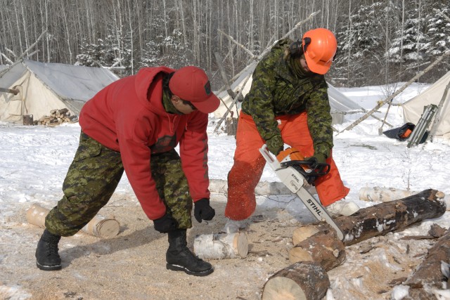 Winter Survival Training With the Canadian Army