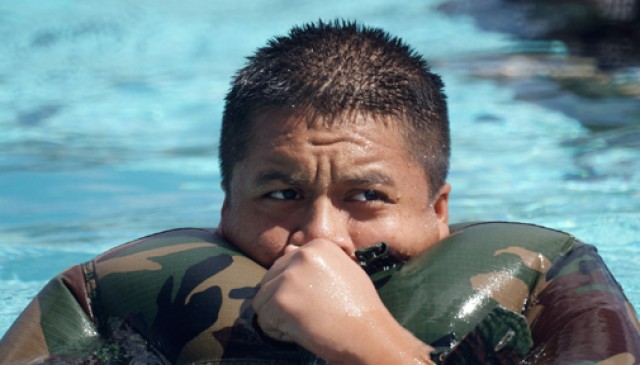 Extreme challenge: JROTC cadets climb, swim, rappel in islandwide leadership challenge