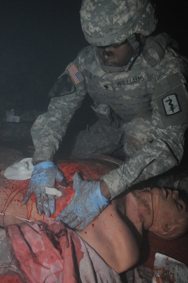 Soldiers refine combat medical skills at state-of-the-art facility