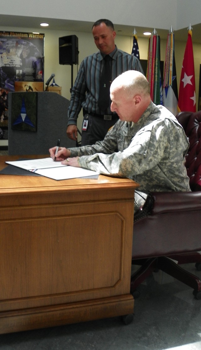 Fort Hood Sexual Assault Awareness Month proclamation signing