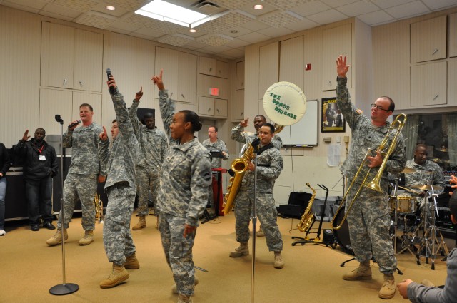 Student musicians come to FORSCOM band for professional training