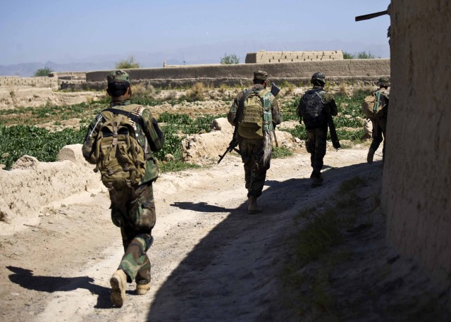 Afghan Commandos, Police secure rural Kandahar