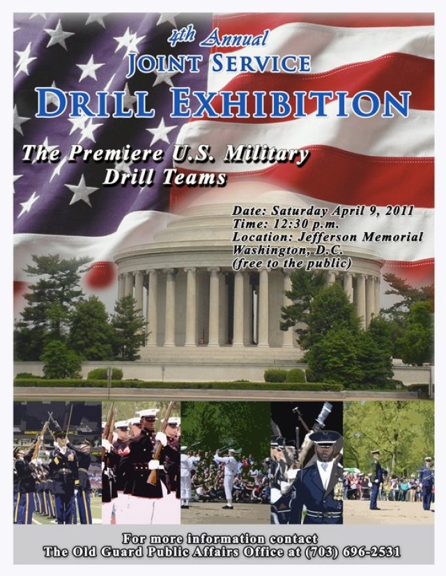 Joint Service Drill Exhibition Saturday!