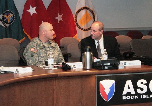Brig. Gen. Harvey visits ASC