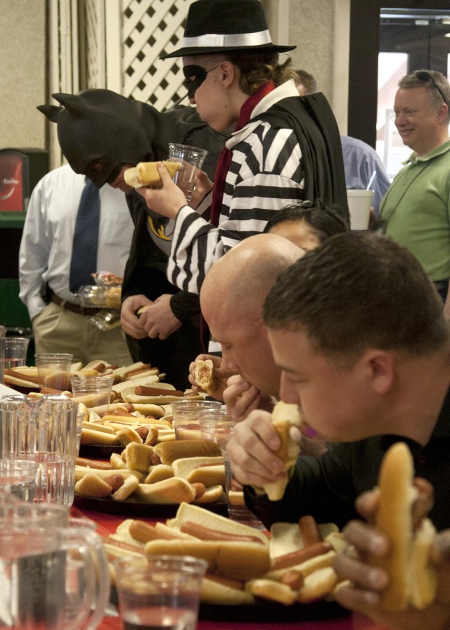 Picatinny Arsenal Hot Dog Eating Contest for Army Emergency Relief