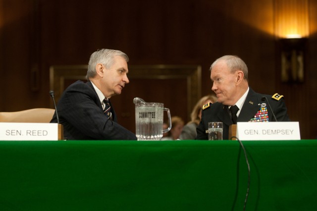 Sen. Jack Reed and Gen. Martin Dempsey