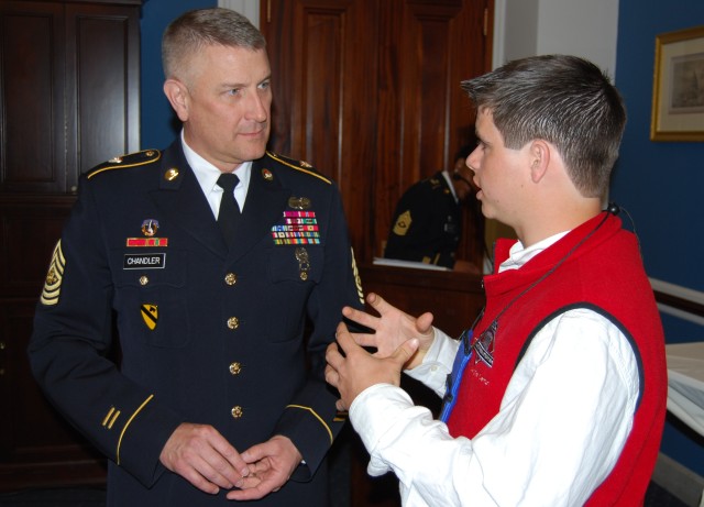 Sgt. Maj. of the Army meets Army Teen Panel