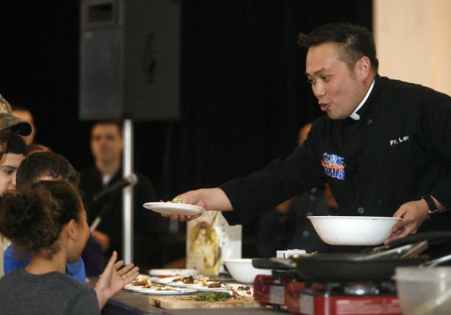 'Father Leo' cooks up faith, food, fun in family program