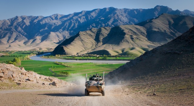 ASLAV frightens Taliban, protects soldiers