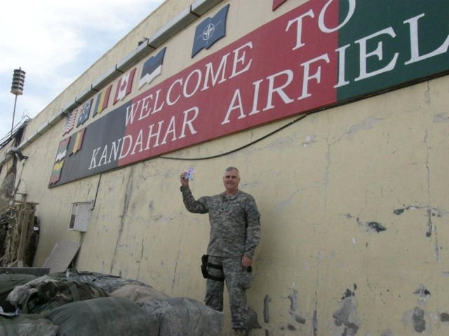 Flat Stanley Visits Afghanistan With Lt. Col Clark