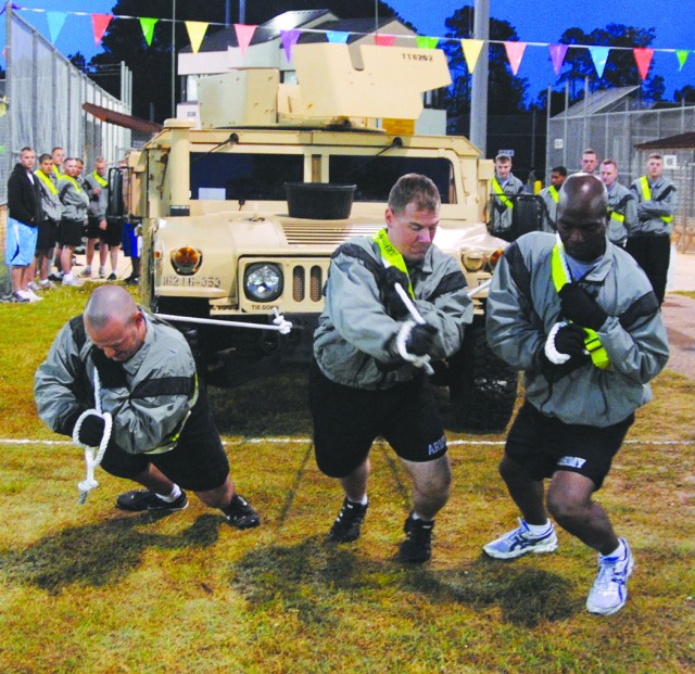 Fort Polk MPs muscle way to truck pull victory