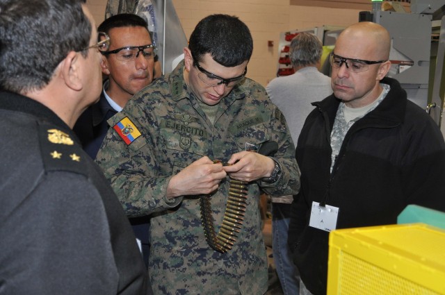 Ecuadorian Military Tours DAC Engineering Facility