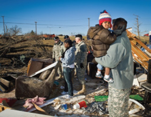 Leonard Wood  tornado aftermath