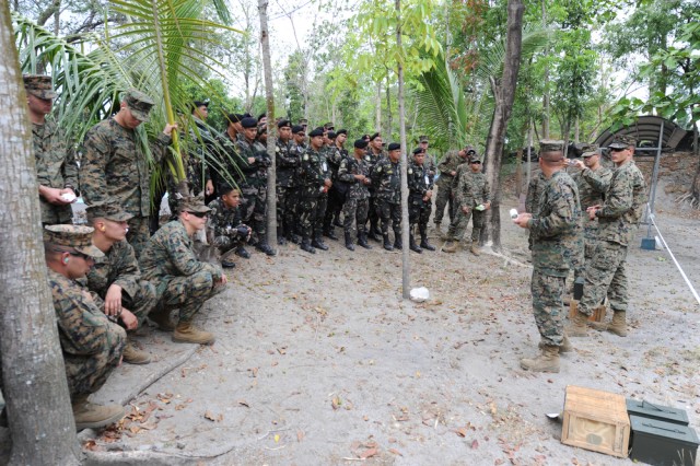 Joint weapons training seminar