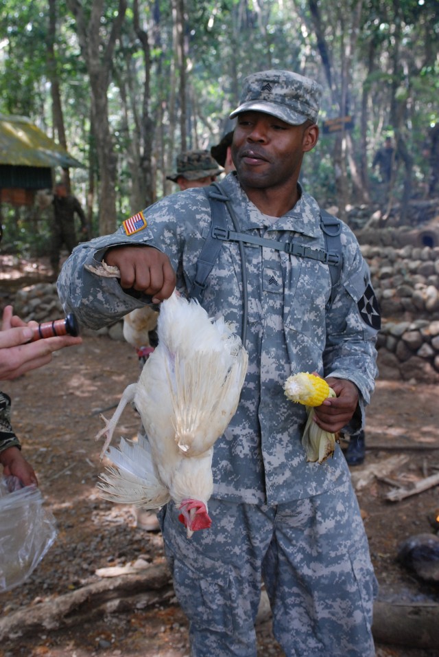 Survival training during Balikatan 2011