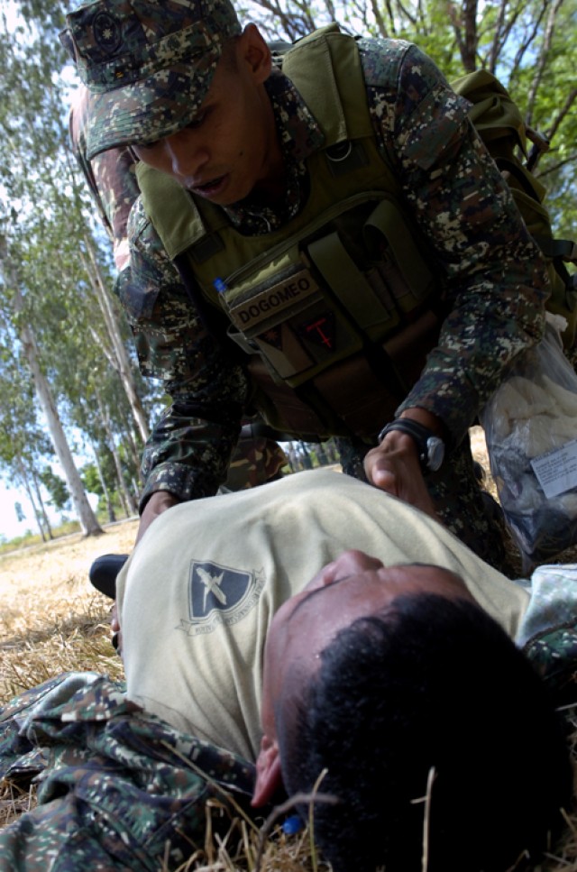 Combat life saver training