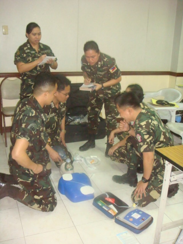 Automated External Defibulator training