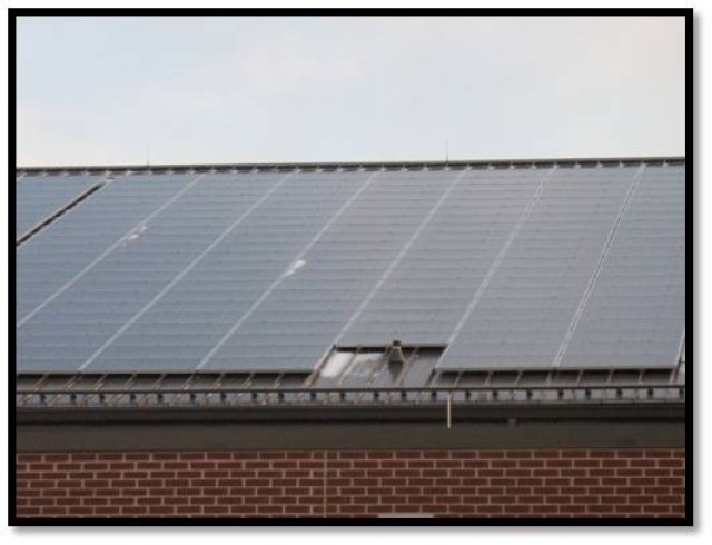 Solar panels at Joint Base McGuire-Dix-Lakehurst