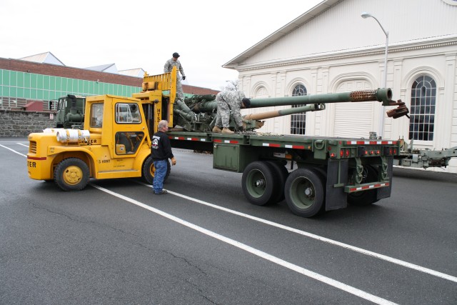 New York Army National Guard Delivers Historic High-Tech Cannon to Watervliet Arsenal