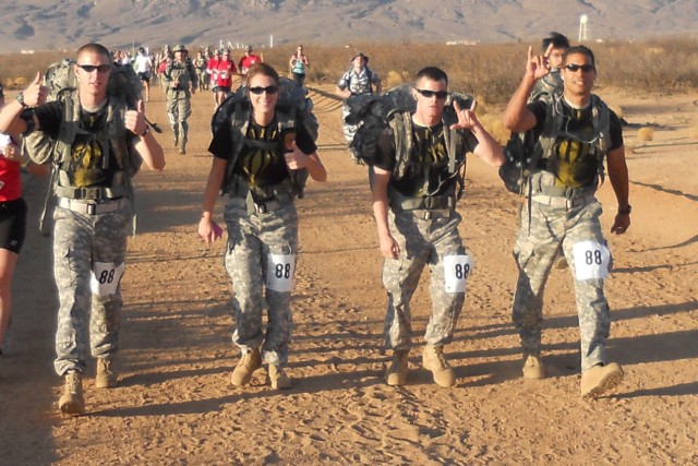 525th Competes at Bataan Death March in N.M.